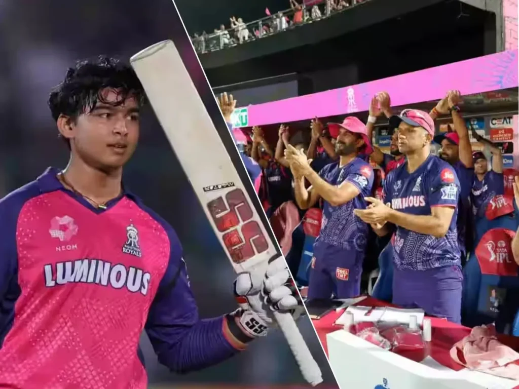 The current image has no alternative text. The file name is: Rahul_Dravid_reaction_Vaibhav_Suryavanshi_1745886080299_1745886084602.webp