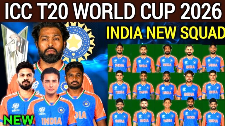 India Squad Predictions T20 World Cup 2026
