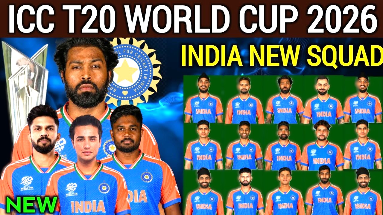 India Squad Predictions T20 World Cup 2026