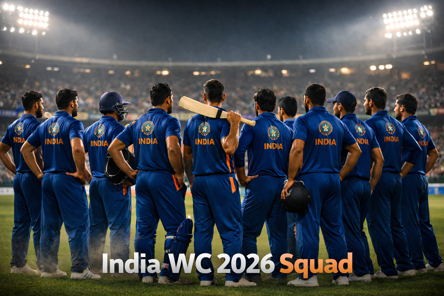 India WC 2026 Squad