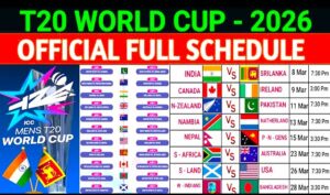 ICC T20 World Cup 2026 – Full Schedule